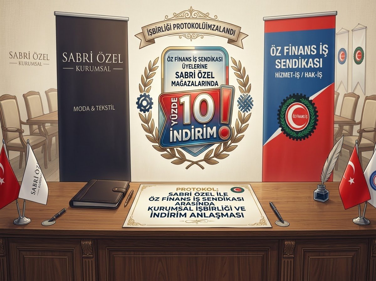 SABRİ ÖZEL MAĞAZALARINDAN ÜYELERİMİZE YÜZDE 10 İNDİRİM