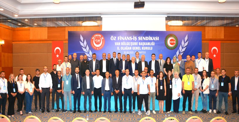SENDİKAMIZ VAN BÖLGE BAŞKANLIĞI 2. OLAĞAN GENEL KURULU YAPILDI