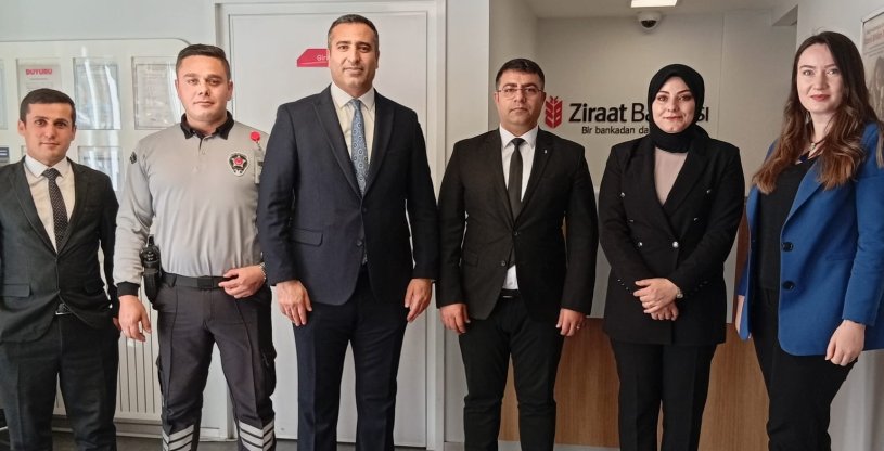 ALPARSLAN, ZİRAAT BANKASI BAHÇESARAY, HİZAN İLE HALKBANK HİZAN ŞUBESİNİ ZİYARET ETTİ