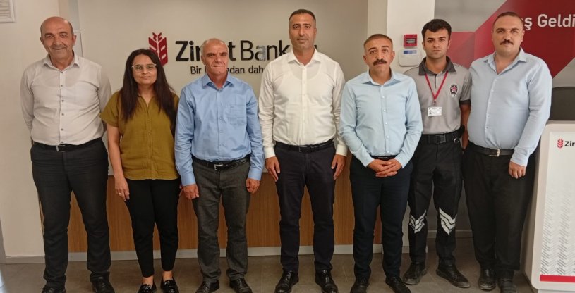 ALPARSLAN, ZİRAAT BANKASI IĞDIR TUZLUCA, ARALIK, KARAKOYUNLU ŞUBELERİNİ ZİYARET ETTİ