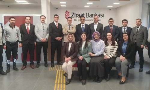 ALPARSLAN, ZİRAAT VE HALK BANKASI BULANIK VE MALAZGİRT ŞUBLERİNİ ZİYARET ETTİ