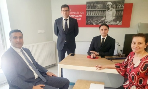 ALPARSLAN, ZİRAAT VE HALK BANKASI TUŞBA ŞUBESİNİ ZİYARET ETTİ