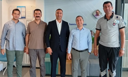 ALPARSLAN, HALK BANKASI VAN VE SANAYİ SİTESİ ŞUBESİNİ ZİYARET ETTİ