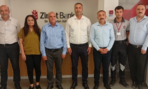 ALPARSLAN, ZİRAAT BANKASI IĞDIR TUZLUCA, ARALIK, KARAKOYUNLU ŞUBELERİNİ ZİYARET ETTİ